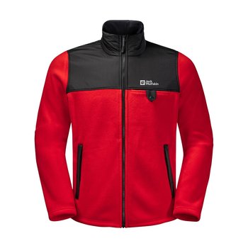 Bluza polarowa męska Jack Wolfskin Dna Grizzly czerwona 1709982 - Jack Wolfskin