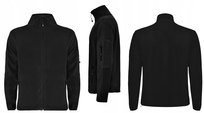 Bluza Polarowa Męska Polar Męski JAKOŚĆ ROLY Luciane SM1195 CZARNA L