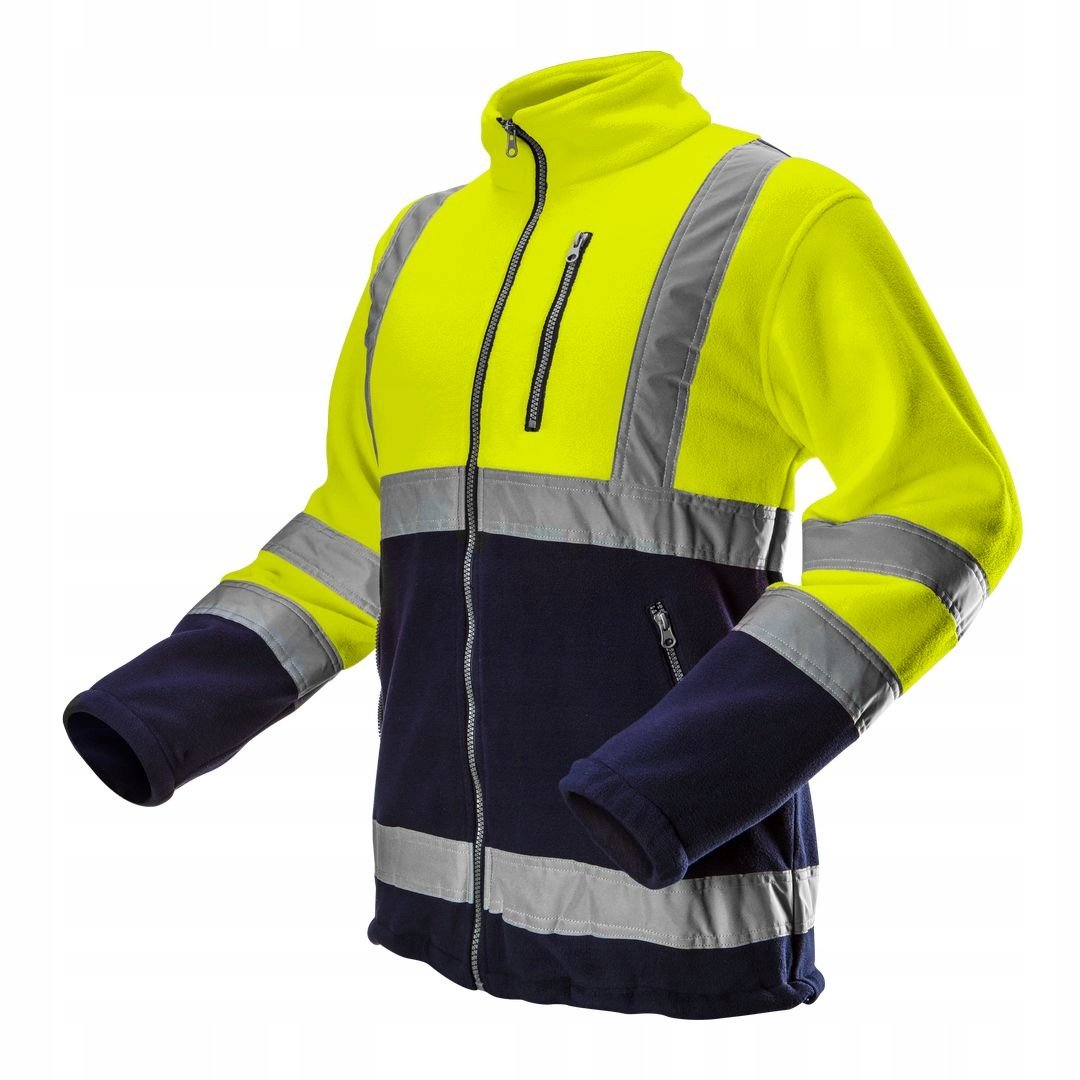 NEO TOOLS, Bluza polarowa ostrzegawcza, żółta, rozmiar S, 81-740-S