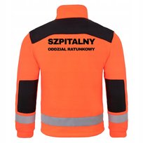 BLUZA POLAROWA SZPITALNY ODDZIAŁ RATUNKOWY ROZPINANA OCIEPLANA XXL