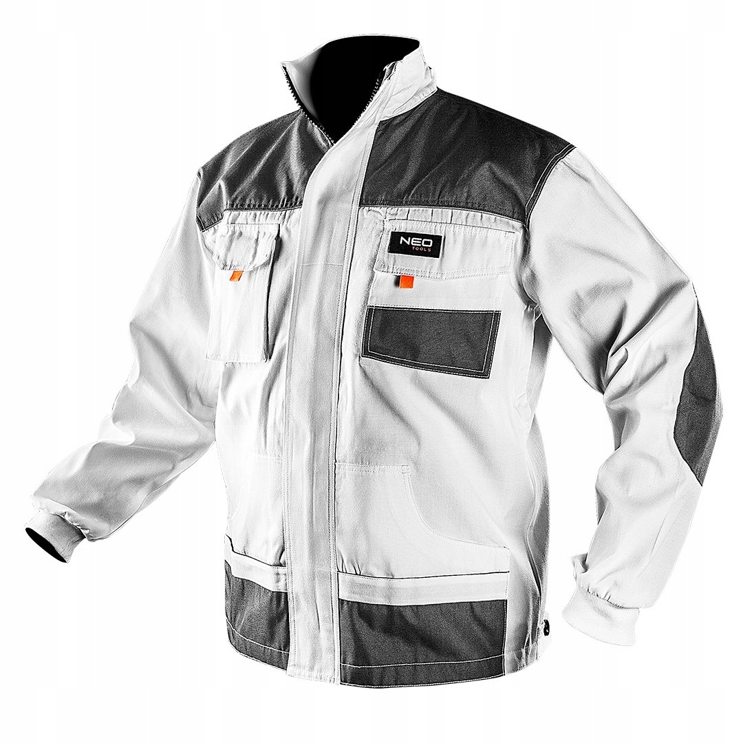 NEO TOOLS, Bluza robocza biała, HD, rozmiar S/48, 81-110-S