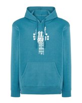 Bluza Rock ON! dla Muzyka fana Rocka i Metalu na Prezent Niebieska L