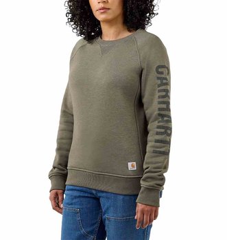 Bluza sportowa Carhartt Clarksburg Graphic Sweatsh Basil - Carhartt