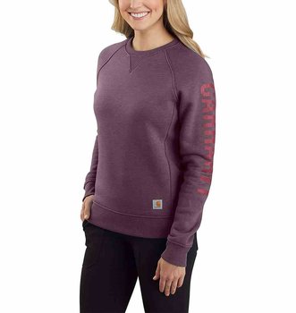 Bluza sportowa Carhartt Clarksburg Graphic Sweatsh Berry - Carhartt