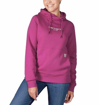 Bluza sportowa Carhartt Force Lightweight Logo Magenta - Carhartt