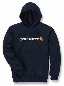 Bluza sportowa Carhartt Signature Logo Midweight Navy - Carhartt