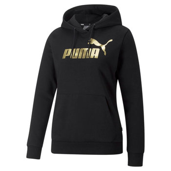 Bluza sportowa Damska Puma Essentials+ Metallic Logo Fl Czarna (84995801) - Puma