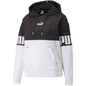 Bluza sportowa Damska Puma Power Colorblock Hoodie Tr Czarno-Biała 847125 01-L - Puma