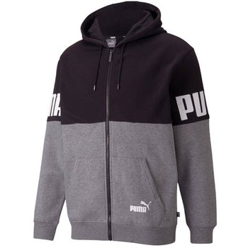 Bluza sportowa męska Puma Power Colorblock Czarno-Szara Fz 846104 01-L - Puma