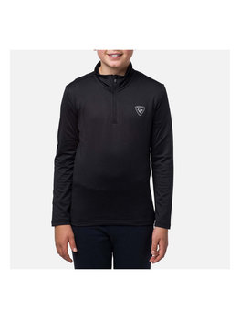 Bluza sportowa Narciarska Dla Dzieci Rossignol Boy 1/2 Zip Warm Stretch Czarna - Rossignol