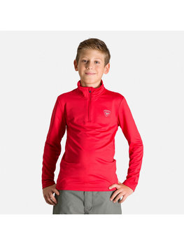 Bluza sportowa Narciarska Dla Dzieci Rossignol Boy 1/2 Zip Warm Stretch Czerwona - Rossignol