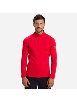 Bluza sportowa Narciarska Męska Rossignol Classique 1/2 Zip Termo Czerwona - Rossignol