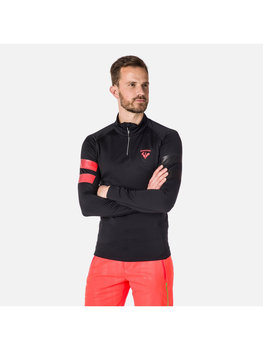 Bluza sportowa Narciarska Męska Rossignol Classique Hero 1/2 Zip Termo Czarna - Rossignol