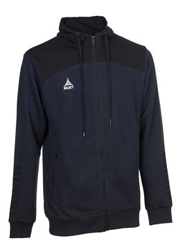 Bluza sportowa rozpinana z kapturem SELECT Oxford granatowo-czarna - M - Inna marka