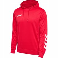 Bluza sportowa z kapturem czerwony Hummel Promo Poly Hoodie r.S Hummel