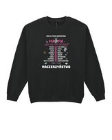 Bluza Sweatshirt na Dzień Matki Szefowa wszystkiego Czarny L