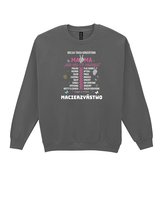 Bluza Sweatshirt na Dzień Matki Szefowa wszystkiego Grafitowy L