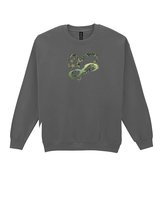 Bluza Sweatshirt Serce Wojsko Patriotyzm Żołnierze grafitowy M