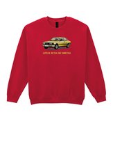 Bluza Sweatshirt Śmieszny Napis Samochód Klasyk wiśniowy M