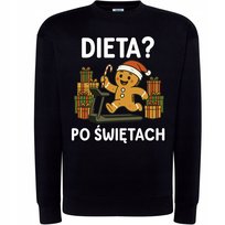 BLUZA ŚWIĄTECZNA DIETA PO ŚWIĘTACH ZABAWNY PIERNIK SUPER PREZENT ŚWIĘTA S