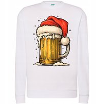 Bluza Świąteczna Kufel W Czapce Mikołaja Super Prezent Dla Piwosza Xl