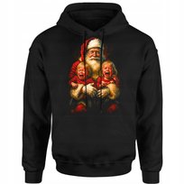 BLUZA ŚWIĄTECZNA MĘSKA MIKOŁAJ DZIECI ZABAWNY NADRUK 3D PREZENT BAWEŁNA XL