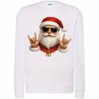 BLUZA ŚWIĄTECZNA MIKOŁAJ W OKULARACH SUPER PREZENT IDEALNY NA ŚWIĘTA XL