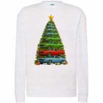 Bluza Świąteczna Motoryzacyjna Choinka Prezent Dla Fanów Motoryzacji S