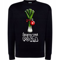 BLUZA ŚWIĄTECZNA PORA HIT ZABAWNY NADRUK SUPER HIT NA PREZENT NA ŚWIĘTA L