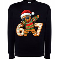 BLUZA ŚWIĄTECZNA SIX SEVEN 67 PIERNIK MODNA SUPER PREZENT HIT NA ŚWIĘTA L