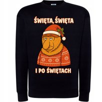 BLUZA ŚWIĄTECZNA ŚWIĘTA I PO ŚWIĘTACH ZABAWNY NOSACZ JANUSZ HIT PREZENT M