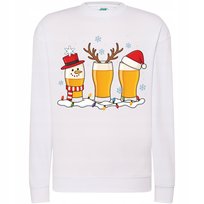 BLUZA ŚWIĄTECZNA ŚWIĘTA ZABAWNY SUPER PREZENT IDEALNY DLA PIWOSZA M