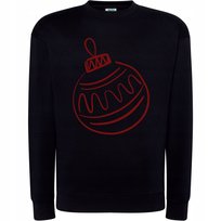 Bluza Świąteczna Z Nadrukiem Bombka Minimalistyczny Wzór Super Prezent 3Xl