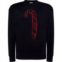 Bluza Świąteczna Z Nadrukiem Laska Cukrowa Minimalistyczny Wzór Prezent M