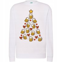 BLUZA ŚWIĄTECZNA ZABAWNA CHOINKA IDEALNA NA PREZENT DLA PIWOSZA M