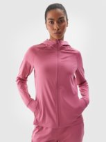 Bluza treningowa slim szybkoschnąca damska 4F 4FWAW24TFSWF406-53S Różowy