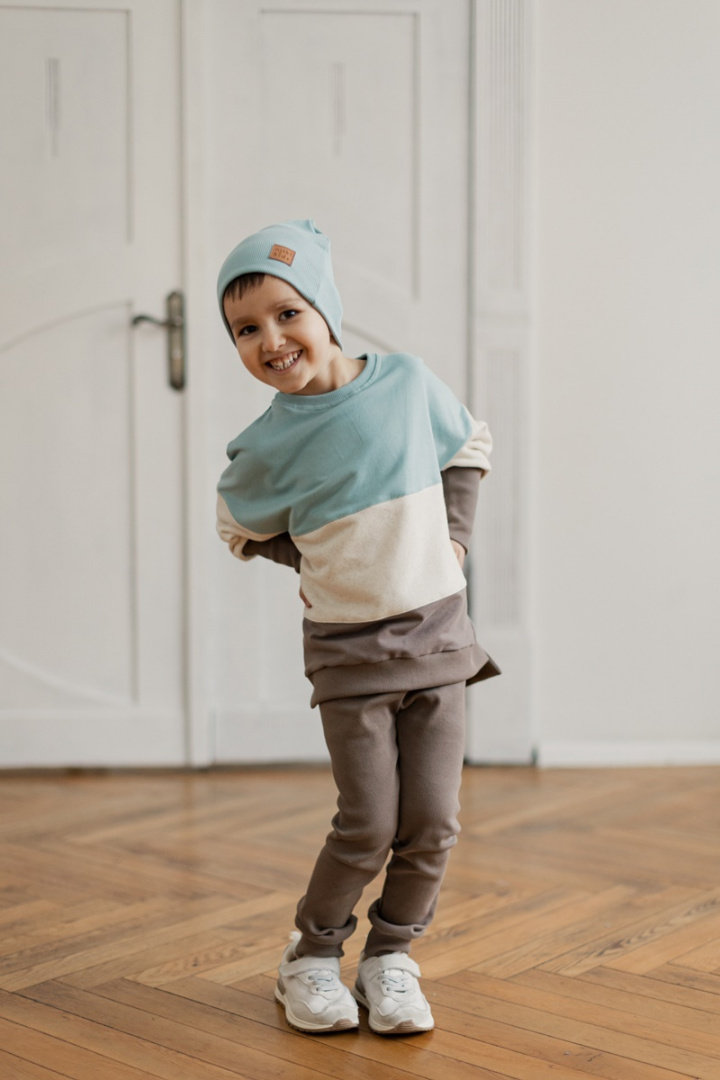 Bluza Tri Color Pastel Boy Nitki Kids - Nitki Kids | Sklep EMPIK.COM