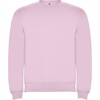 Bluza Unisex Damska Dresowa ROLY Sweatshirt Clasica SU1070 LIGHT PINK M