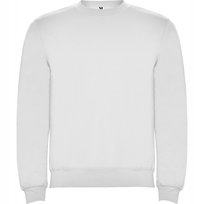 Bluza Unisex Damska Dresowa ROLY Sweatshirt Clasica SU1070 WHITE L ROLY