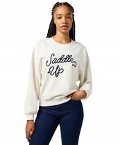 Bluza Wrangler OVERSIZED SWEAT 112364504 Vintage White XS
