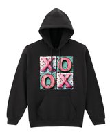 Bluza XOXO uściski i pocałunki Miłość Walentynki Czarna L