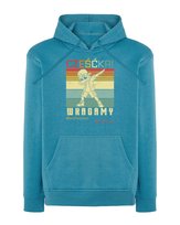 Bluza z kapturem Back to School Śmieszna Niebieska XL