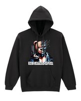 Bluza z kapturem Bearminator Miś Terminator Śmieszne Czarny XL