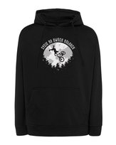 Bluza z kapturem BMX Rowerowa Styl Życia Parodia E.T. Czarny XXL