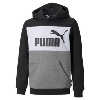 Bluza z kapturem chłopięca Puma ESS Block czarna 84908101-140 - Inna marka