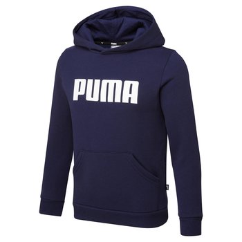 Bluza z kapturem chłopięca Puma ESS FL granatowa 84759602-128 - Inna marka