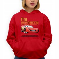 Bluza Z Kapturem Czerwona I'M MCQUEEN Młodzieżowe Trendy Styl Wzory Rozm L Inna marka