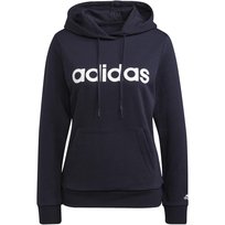 Bluza z kapturem damska adidas SPORTSWEAR ESSENTIALS LOGO granatowa H07797-M Adidas