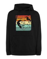 Bluza z kapturem dla Par Miłość Serce Związek Czarny M