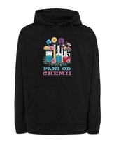 Bluza z kapturem Dzień Nauczyciela Chemia dla Nauczycielki Czarny M